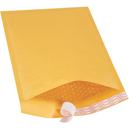 9 <span class='fraction'>1/2</span> x 14 <span class='fraction'>1/2</span>" Kraft (Freight Saver Pack) #4 Self-Seal Bubble Mailers
