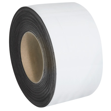 3" x 100' - White Warehouse Labels - Magnetic Rolls